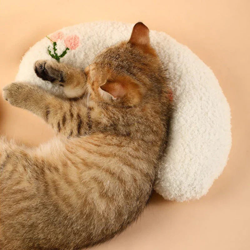 Adorable Plush Cat Pillow