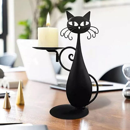 Cute Cat Candle Holder