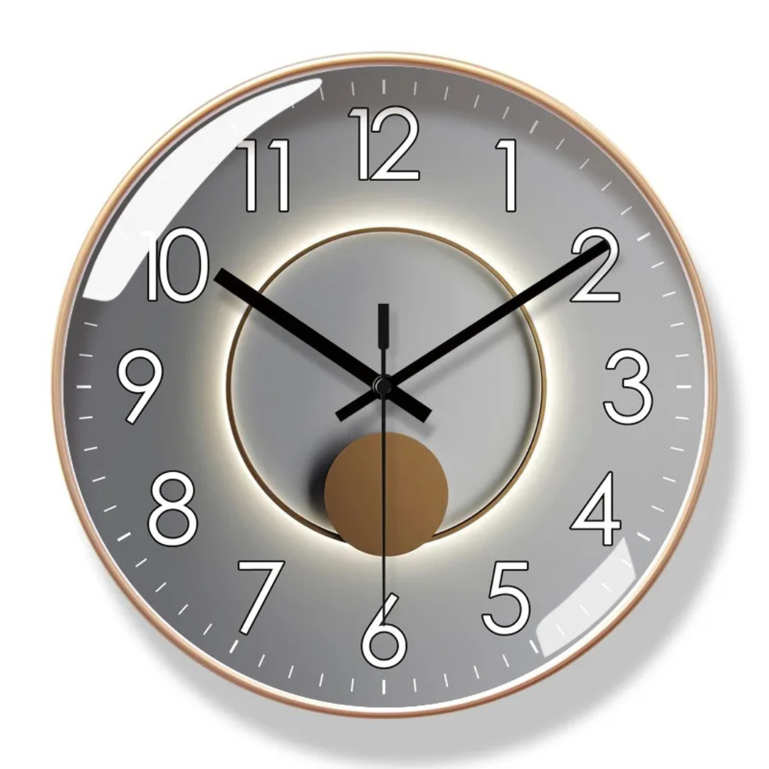 Contemporary Decorative Wall Clock with Sleek Style