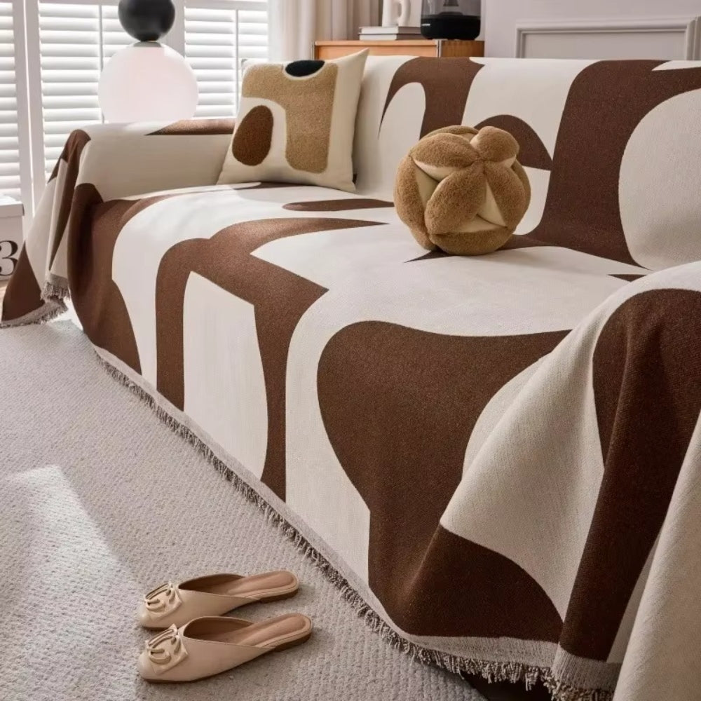 Plush Chenille Couch Slipcover - Luxicro