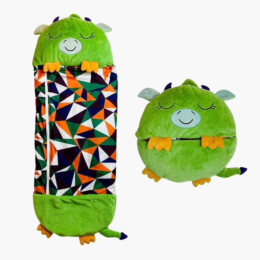Cozy Childrens Sleep Bag with Soft Toy - Luxicro