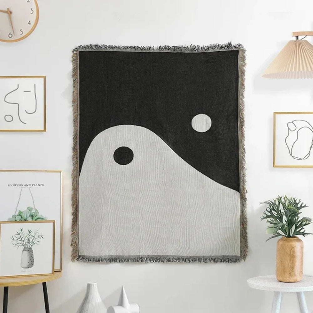 Colorful Balance Symbol Blanket Throw - Luxicro