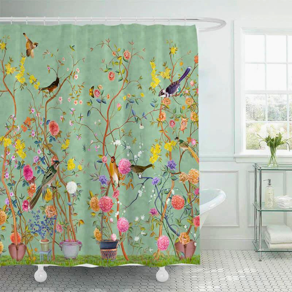 Country Water Resistant Bathroom Curtain - Luxicro