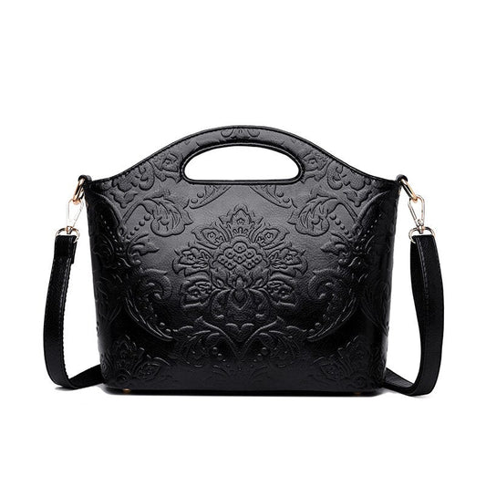 Authentic Classic Real Leather Ladies Handbag - Luxicro
