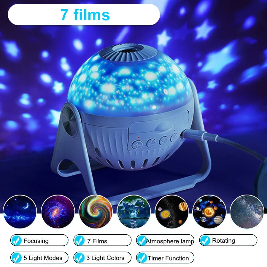 Cosmic Night Sky Lamp Projector