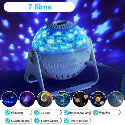 Cosmic Night Sky Lamp Projector