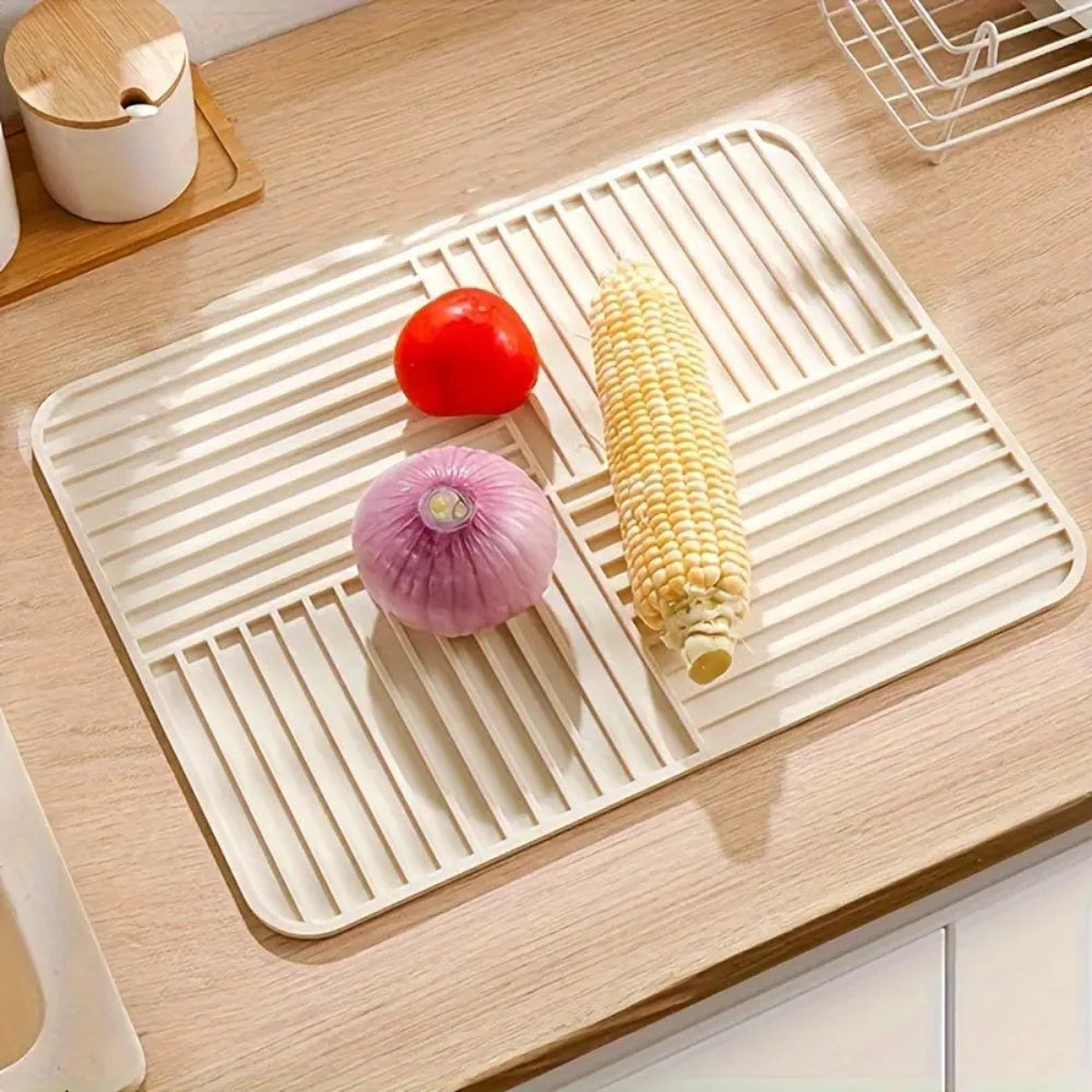 Textured Collapsible Kitchen Drying Mat - Luxicro