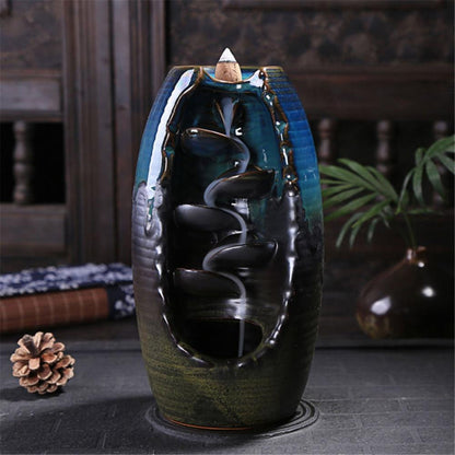 Serenity Waterfall Backflow Incense Burner