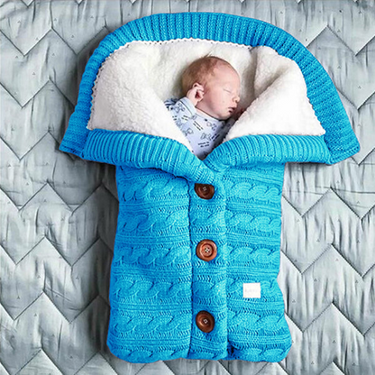 Cozy Baby Sleep Sack with Hood – Warm Padded Sleeper