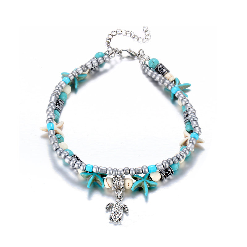 Sea Life Beach Chain Anklet