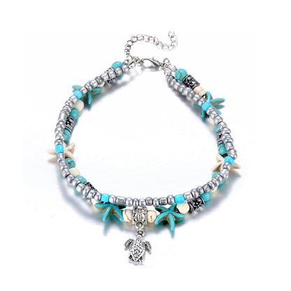 Sea Life Beach Chain Anklet