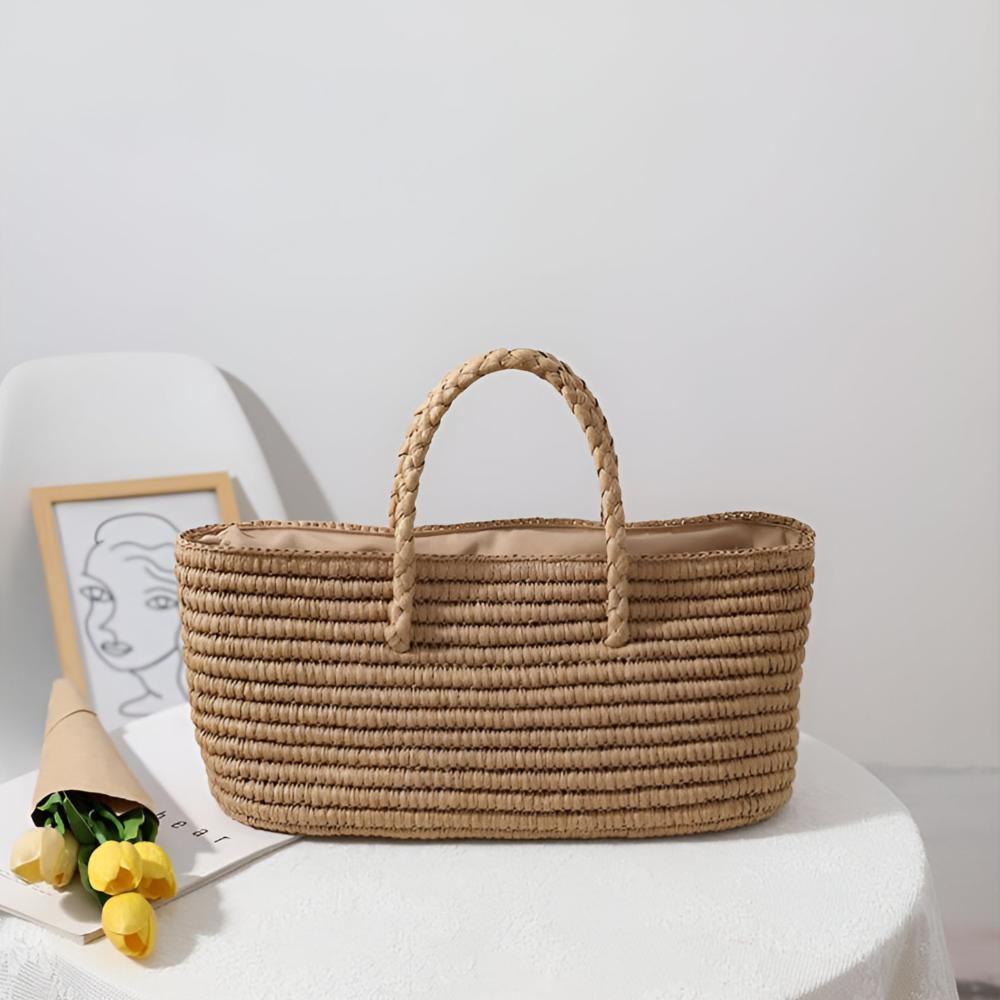 Natural Fiber Beach Shopping Bag - Luxicro