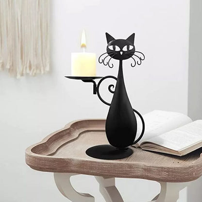 Cute Cat Candle Holder