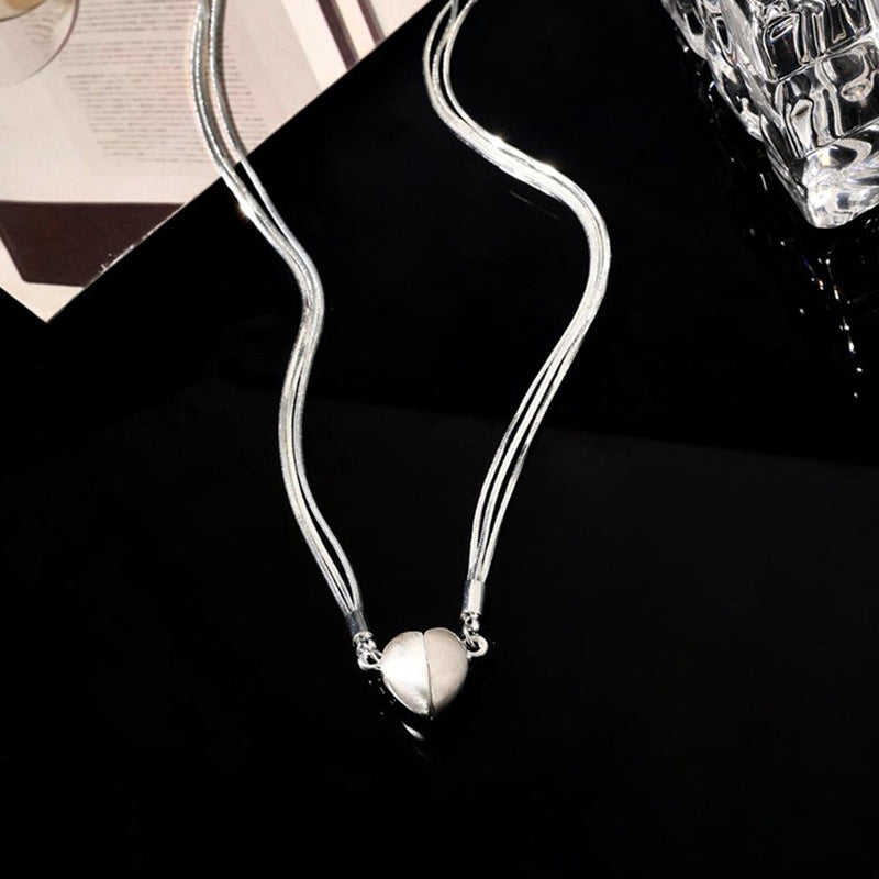 Lovely Heart Magnetic Necklace Pendant