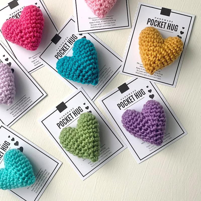 Cute Handmade Heart Shaped Purse