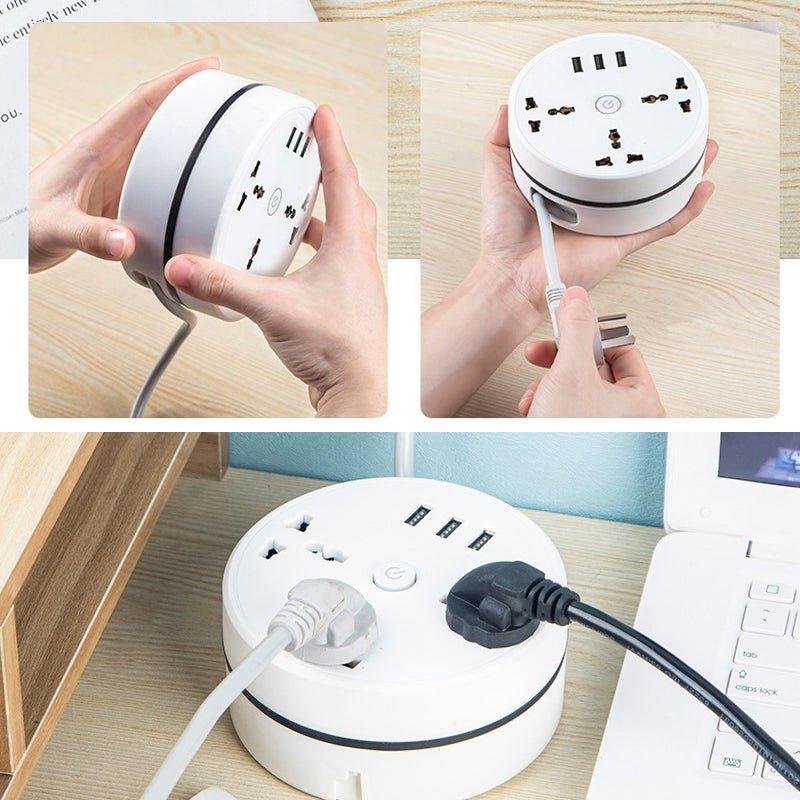 Compact Universal Power Adapter Plug