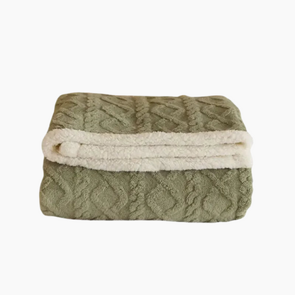Soft Warm Fleece Blanket for Bed and Sofa