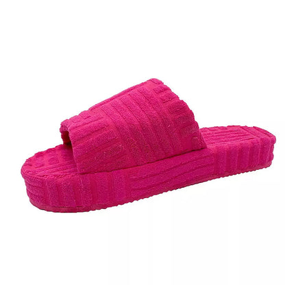 Plush Fuzzy Home Slippers