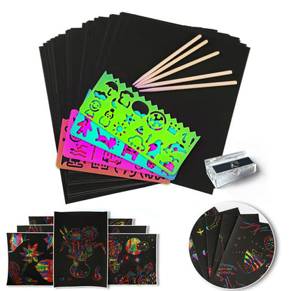 Vibrant Scratch Off Gift Cards with Fun Colors - Luxicro