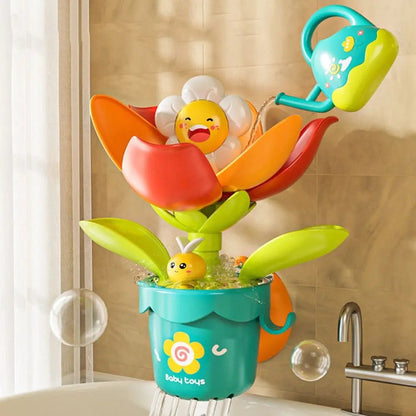 Colorful Happy Baby Sunflower Bath Toy
