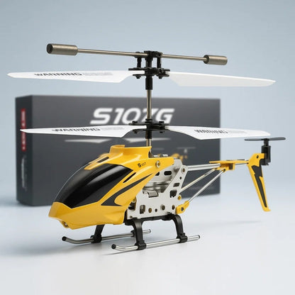 Compact Remote Control Helicopter with Gyro Stabilizer - Luxicro