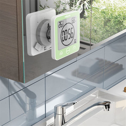 Showerproof AM FM Radio Alarm Clock