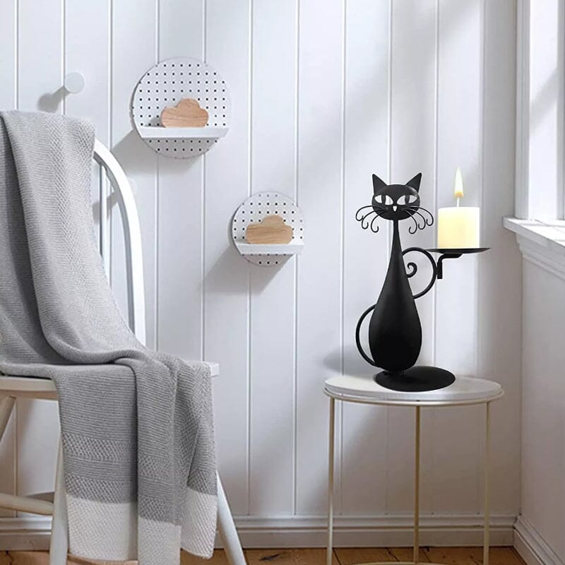 Cute Cat Candle Holder
