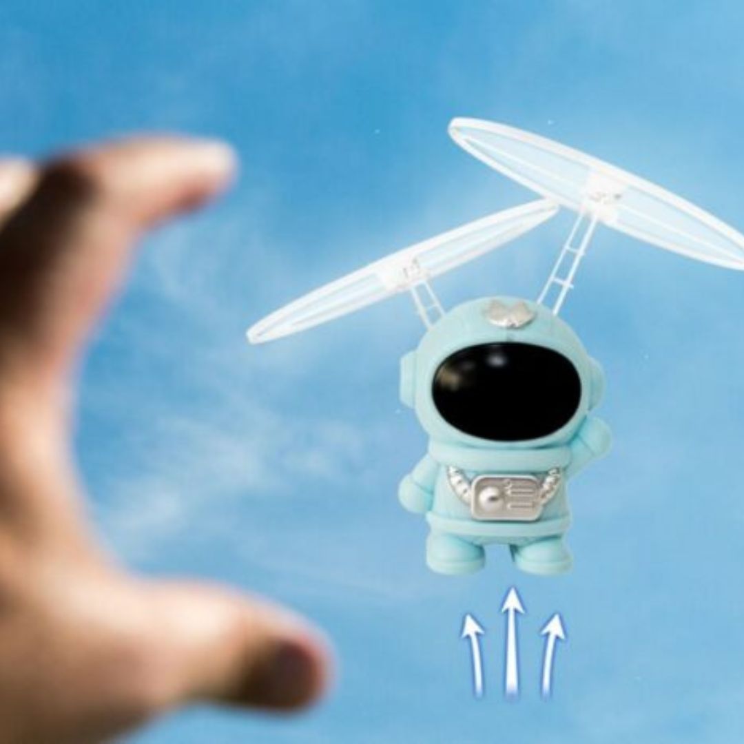 Colorful Spinning LED Space Astronaut Toy