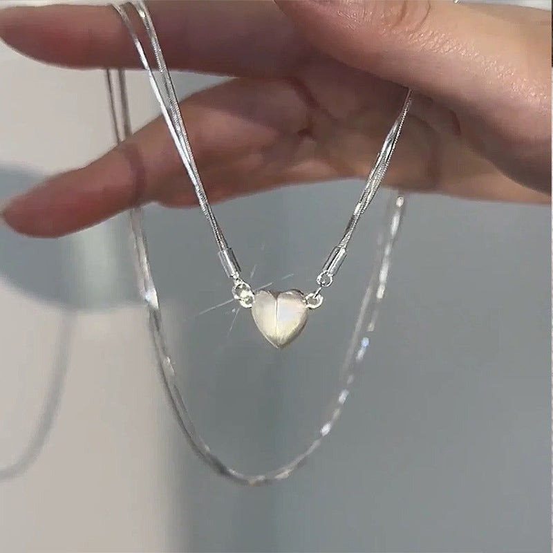 Lovely Heart Magnetic Necklace Pendant