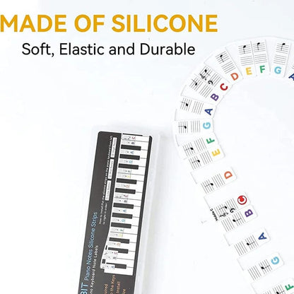 Easy Peel Piano Key Stickers