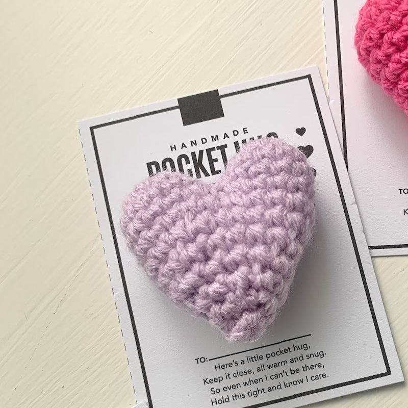 Cute Handmade Heart Shaped Purse