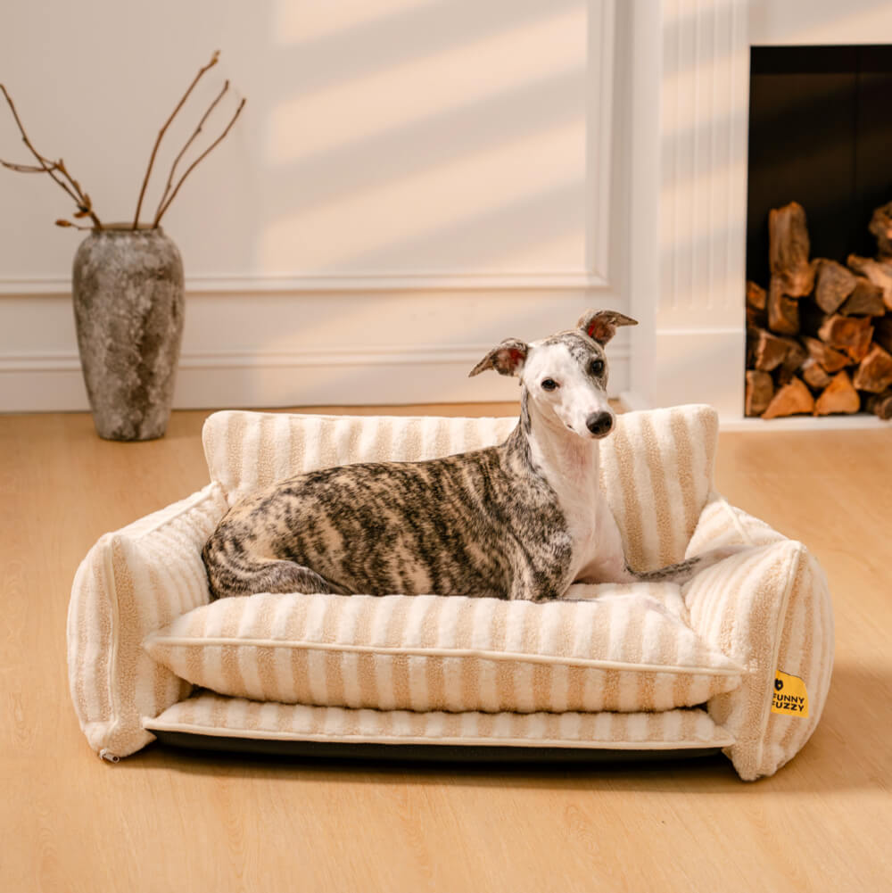 Comfy Plush Pet Double Layer Dog Cat Bed