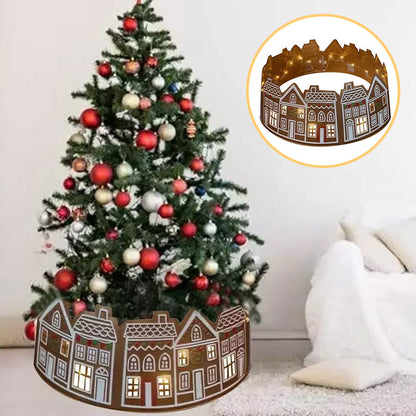 Vibrant LED Holiday Tree Skirt Decor - Luxicro