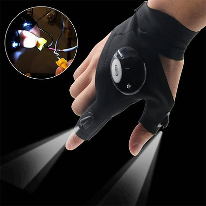 Bright LED Gloves for Raves - Luxicro