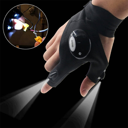Bright LED Gloves for Raves - Luxicro
