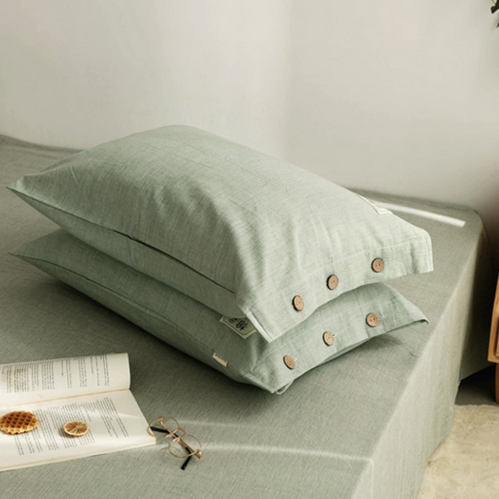 Soft Breathable Pillowcase Set - 2 Pack
