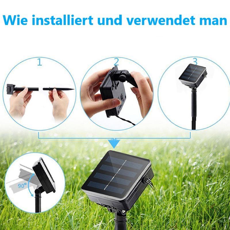 Garden Solar Rattan Hanging Lights