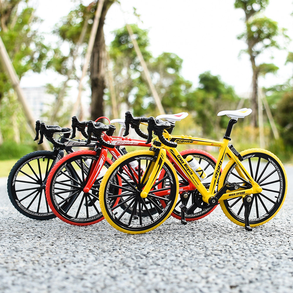 Metal Bike Miniature Figurine