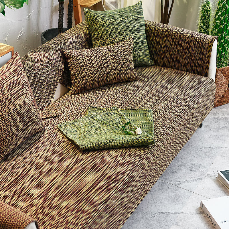 Soft Breathable Fabric Sofa Slipcover Couch Protector - Luxicro