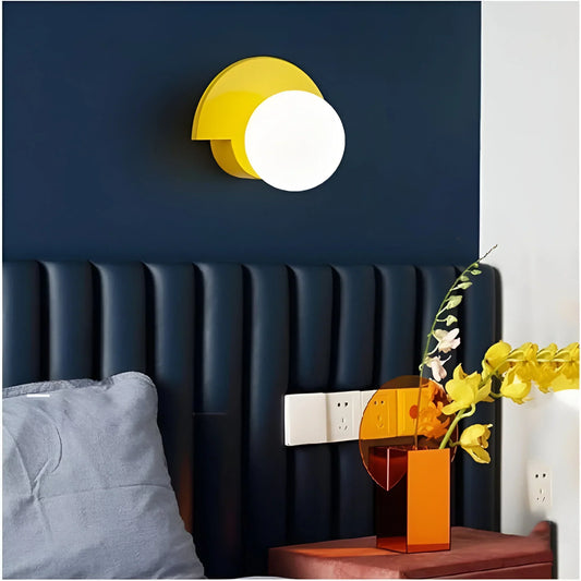 Contemporary Half Round Wall Lamp - Luxicro