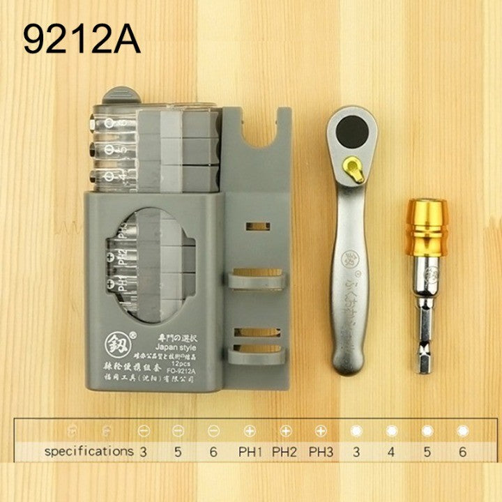 Portable Mini Tool Set with Screwdriver - Luxicro
