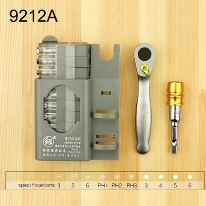 Portable Mini Tool Set with Screwdriver - Luxicro