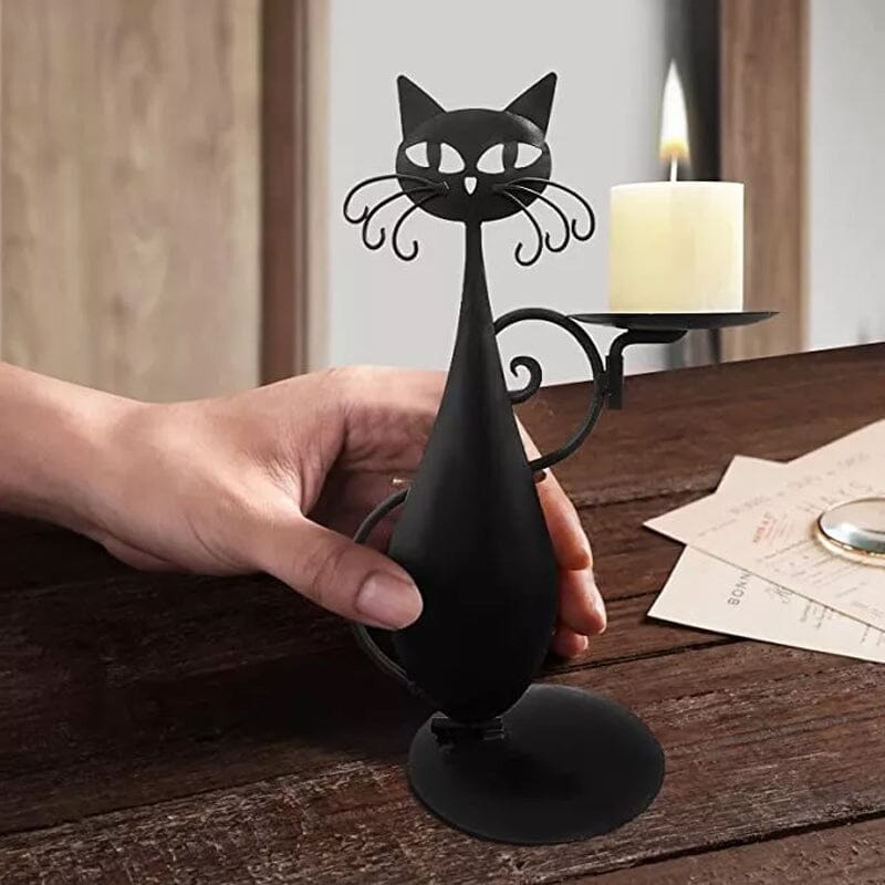 Cute Cat Candle Holder