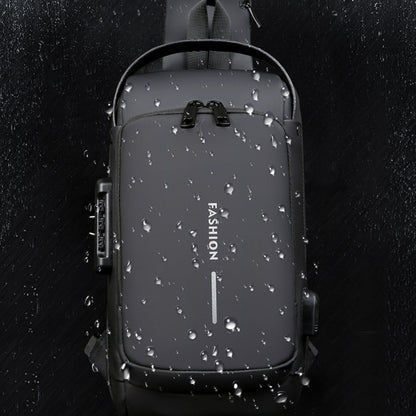 Secure Water Resistant Travel Sling Backpack