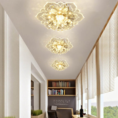 Vibrant Flower Pattern LED Ceiling Light - Luxicro