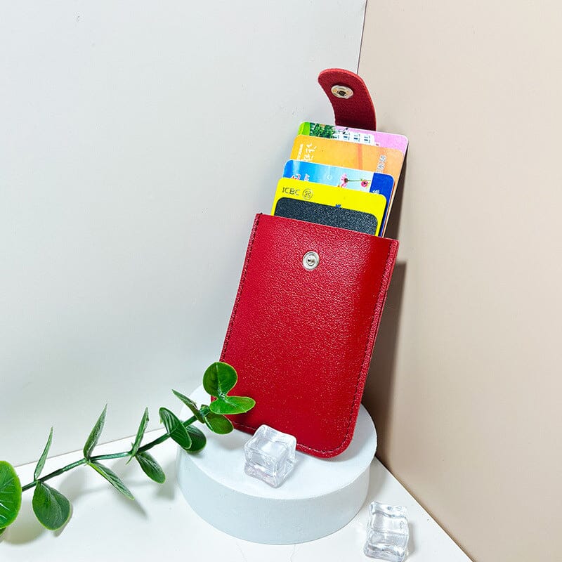 Slim Leather Passport Wallet Case