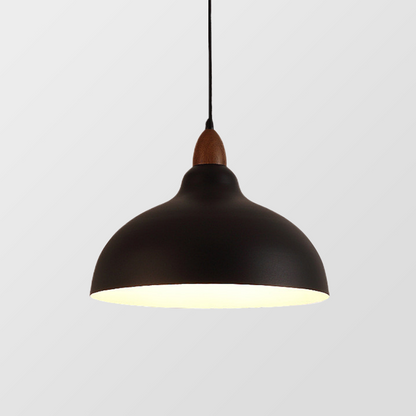 Rustic Wooden Metal Hanging Pendant Light