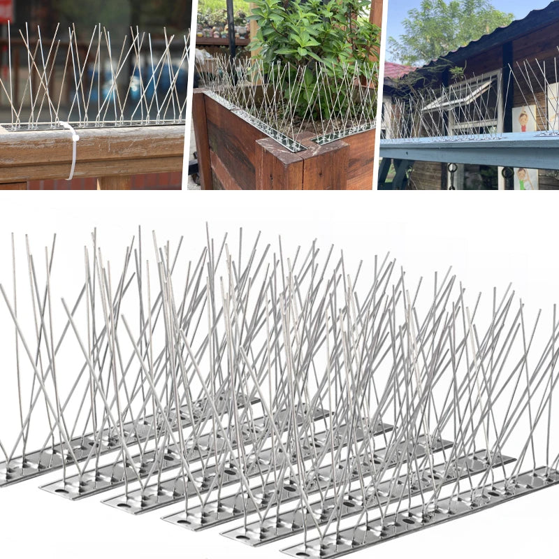 Garden Metal Pigeon Deterrent Spikes - Luxicro