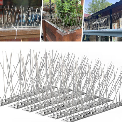Garden Metal Pigeon Deterrent Spikes - Luxicro