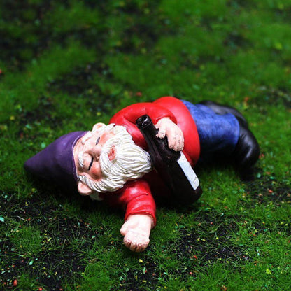 Colorful Garden Gnome Figurine Ornament